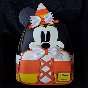 Minnie Candy Corn Loungefly Mini Backpack